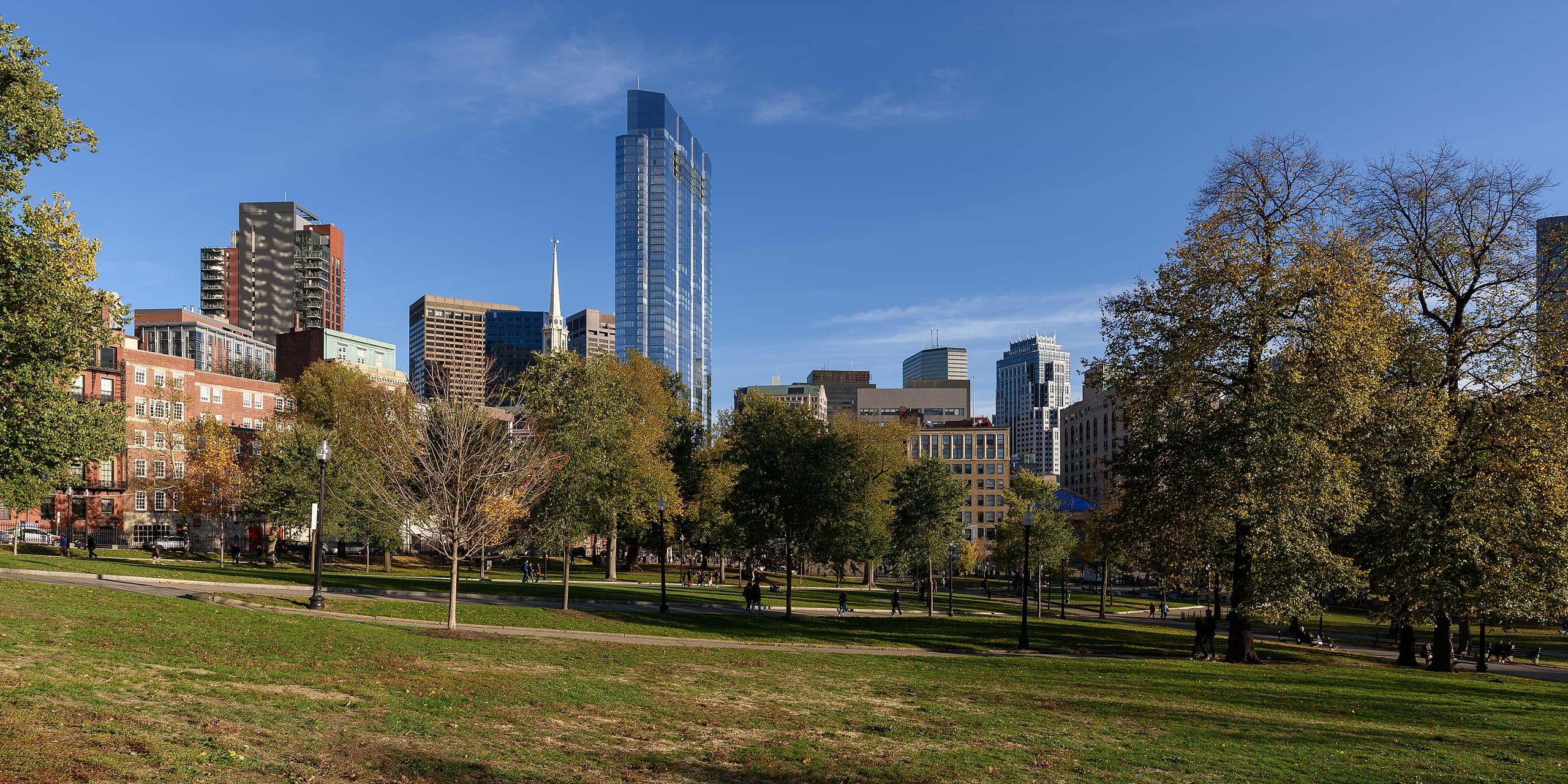 Boston skyline overlooking the Charles River